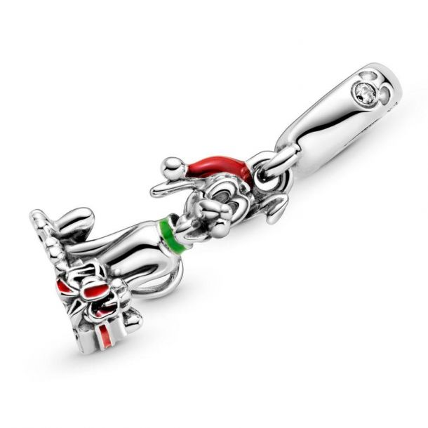 Pandora - Disney, Pluto Christmas Gift Charm