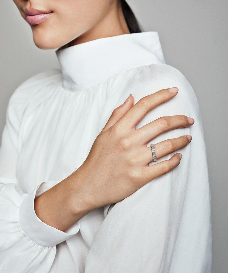 Pandora Timeless Glacial Beauty Ring Size 7.5