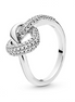 Pandora Moments Knotted Heart Ring Size 6