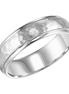 Goldman 14K White Gold Hammered Band