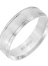 Artcarved 14K White Gold Comfort Fit Engraved Wedding Band