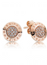 Pandora Signarture Sparkling Pandora Logo Stud Earrings