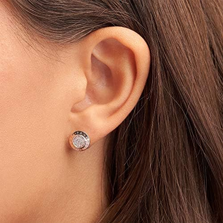 Pandora Signarture Sparkling Pandora Logo Stud Earrings