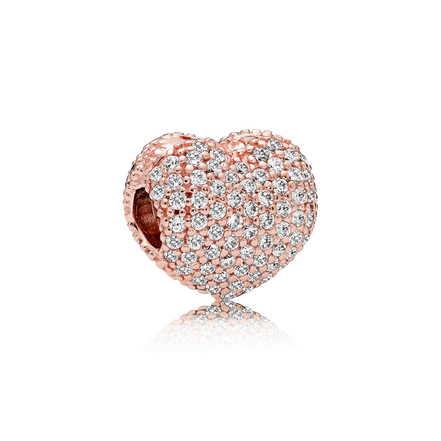 Pandora Pavé Heart Clip Charm