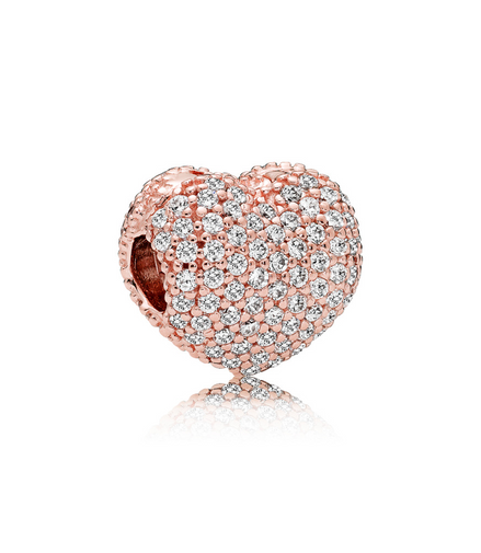 Pandora Pavé Heart Clip Charm