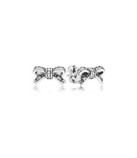 Pandora Moments Sparkling Bow Stud Earrings
