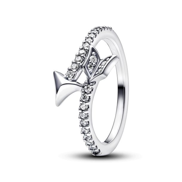 Pandora Moments Sparkling Arrow Ring Size 8.5