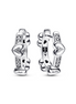 Pandora Moments Radiant Sparkling Hearts Hoop Earrings