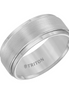 Frederick Goldman Grey Tungsten Carbide Brush Finish Comfort Fit Band Size 10