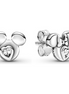 Pandora Disney Mickey Mouse & Minnie Mouse Silhouette Stud Earrings