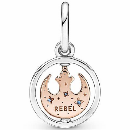 Pandora Star Wars™ Rebel Alliance™ Symbol Spinning Pendant Charm
