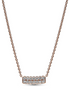 Pandora Timeless Pavé Double-Row Bar Collier Necklace 45 cm