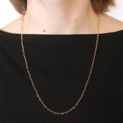 Pandora Moments Rose Joined Hearts Necklace 60 cm