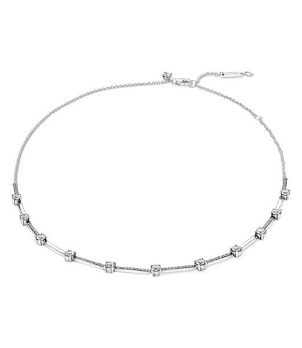 Pandora Timeless Sparkling Pavé Collier Bars Necklace 45 cm