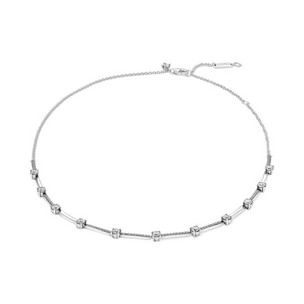 Pandora Timeless Sparkling Pavé Collier Bars Necklace 45 cm
