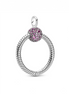 Pandora Moments Small Pink Pavé O Pendant