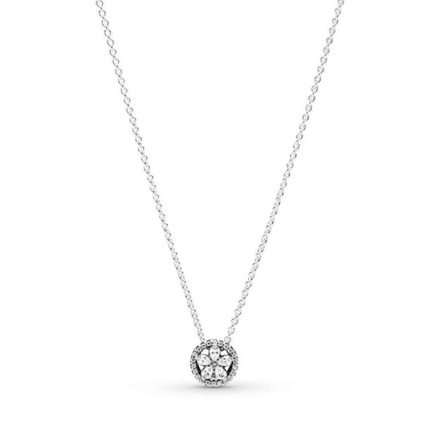 Pandora Timeless Sparkling Snowflake Collier Necklace