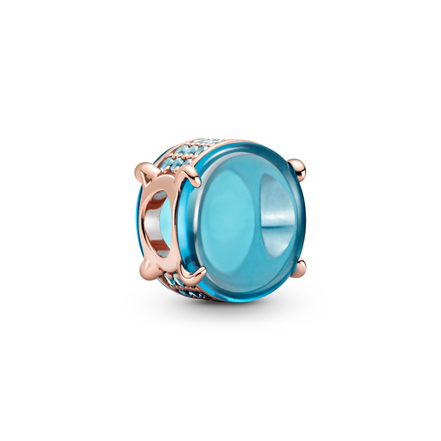 Pandora Blue Oval Cabochon Charm