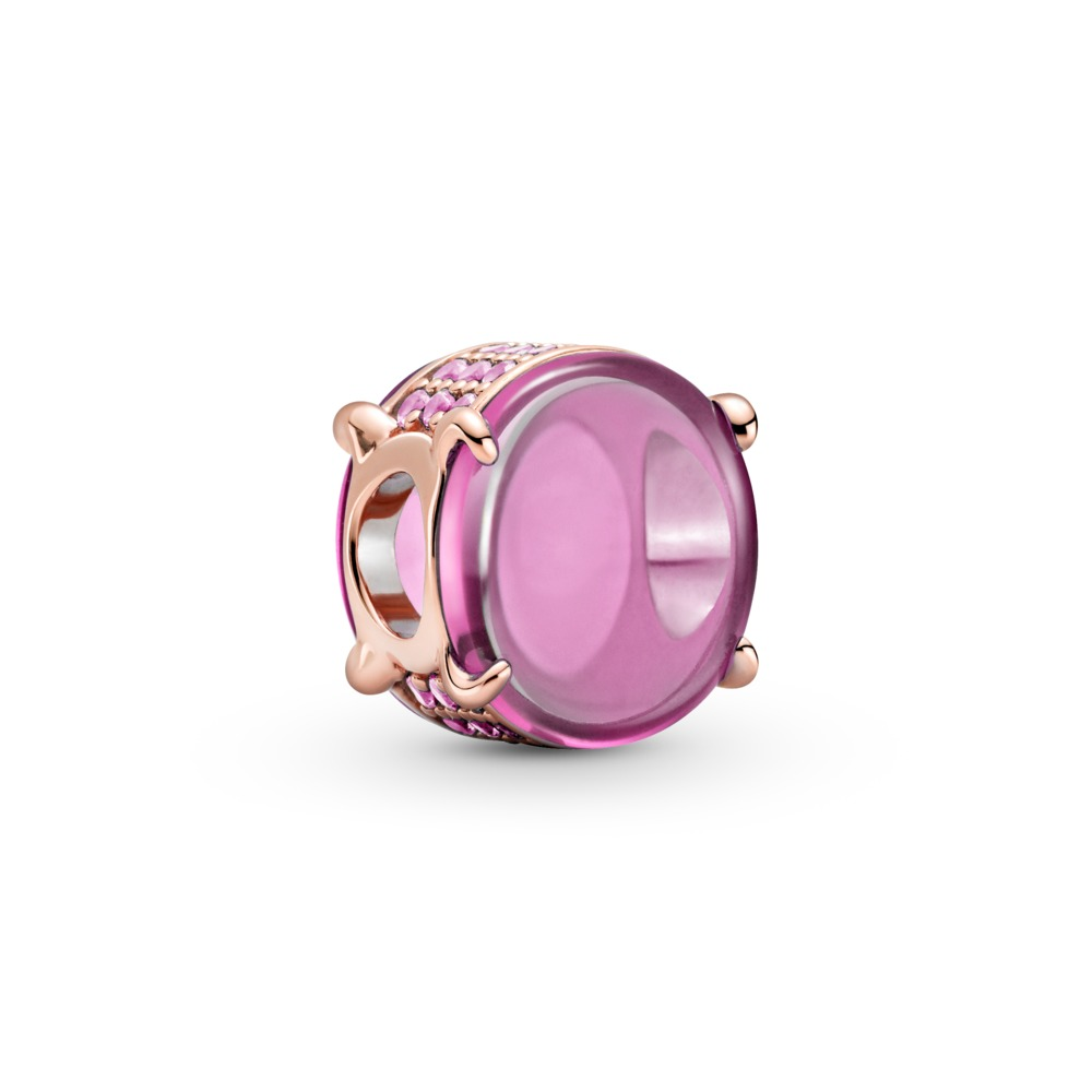 Pandora Pink Oval Cabochon Charm