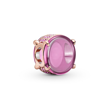 Pandora Pink Oval Cabochon Charm