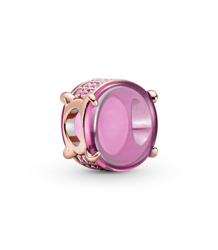 Pandora Pink Oval Cabochon Charm