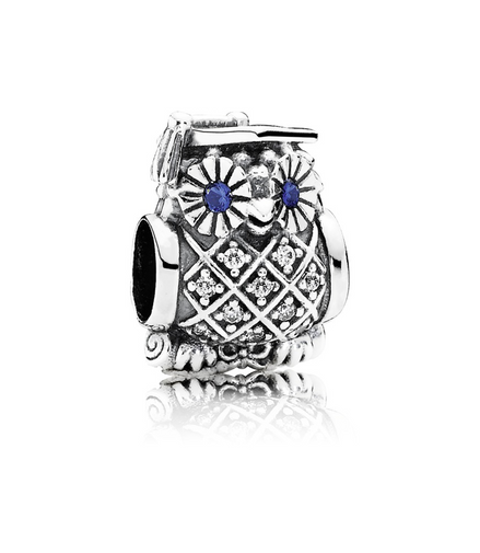 Pandora Owl Graduation Charm