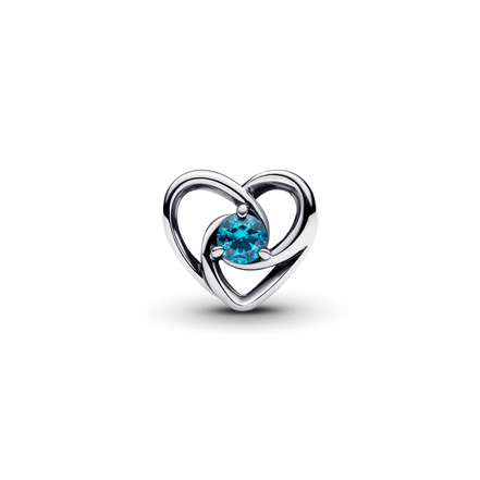Pandora Moments Heart of Eternity Blue Charm