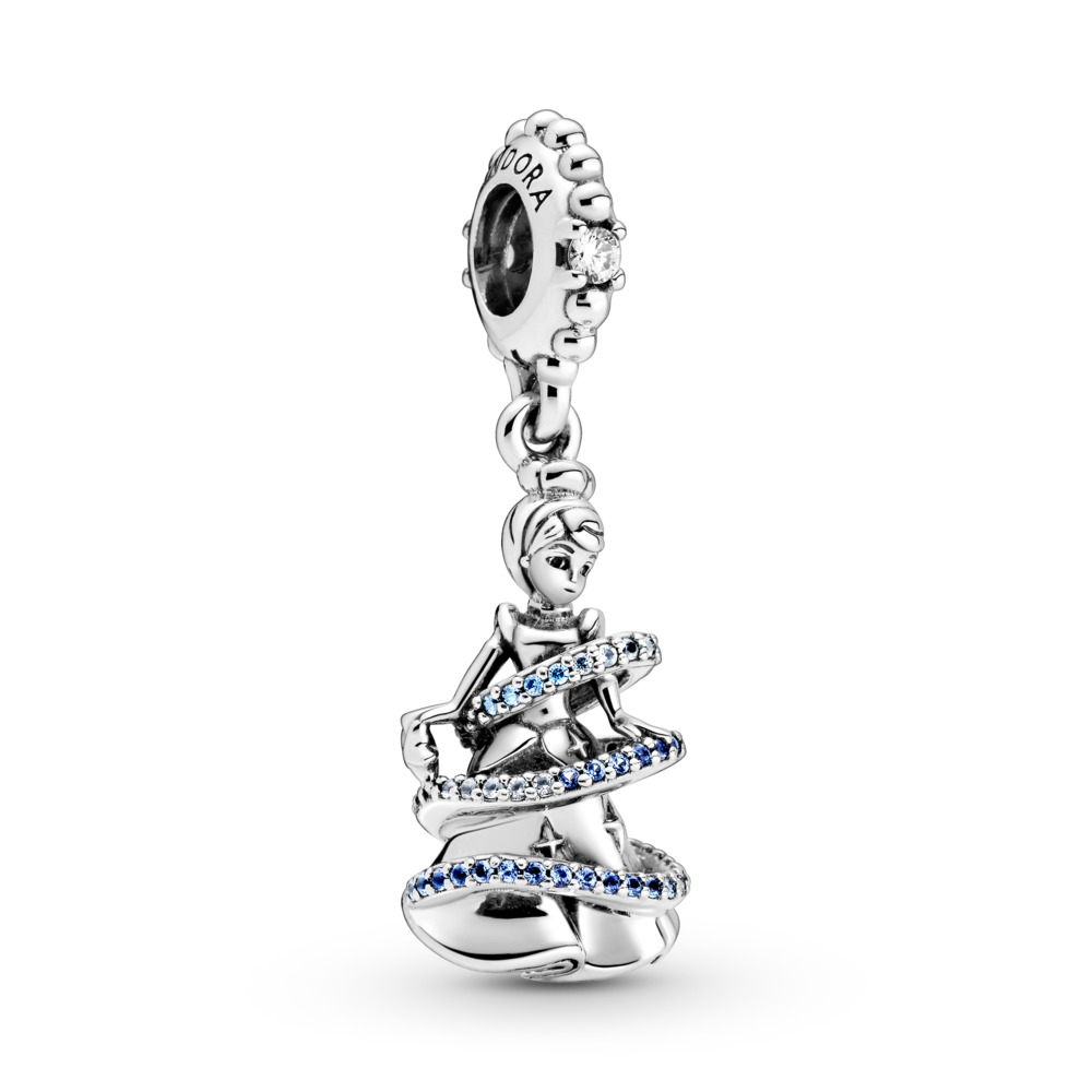 Pandora X Disney Silver Cinderella Magical Moment Dangle Charm
