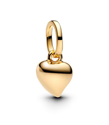 Pandora ME/Moments Heart Mini Gold-Plated Dangle Charm