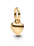 Pandora ME/Moments Heart Mini Gold-Plated Dangle Charm