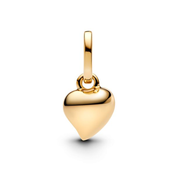 Pandora ME/Moments Heart Mini Gold-Plated Dangle Charm