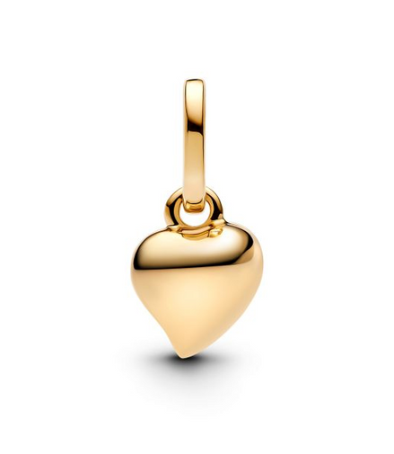 Pandora ME/Moments Heart Mini Gold-Plated Dangle Charm