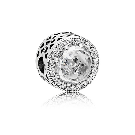 Sterling Silver Radiant Hearts Clip