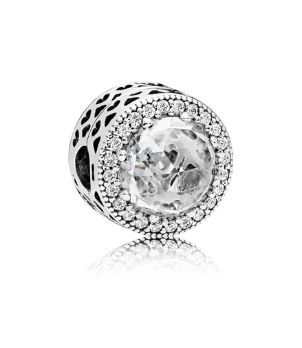 Sterling Silver Radiant Hearts Clip