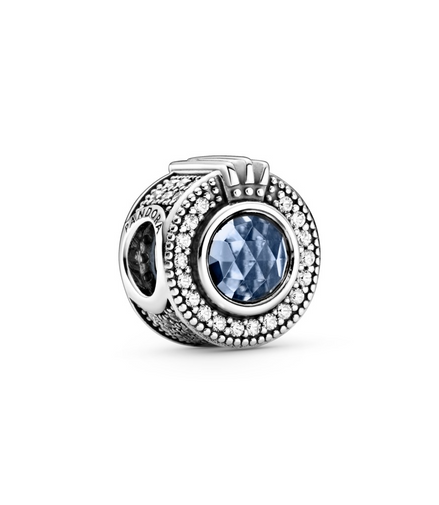 Pandora Sparkling Blue Crown O Charm