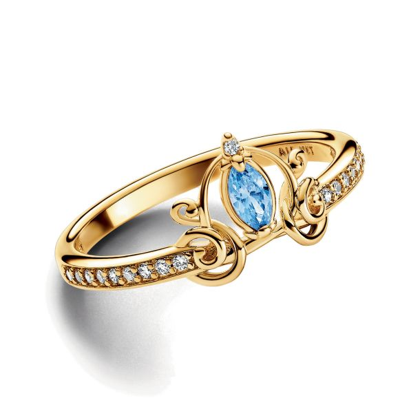 Pandora Disney Cinderella's Carriage Ring Size 4.5