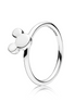 Pandora Disney Mickey Mouse Silver Silhouette Ring 4.5