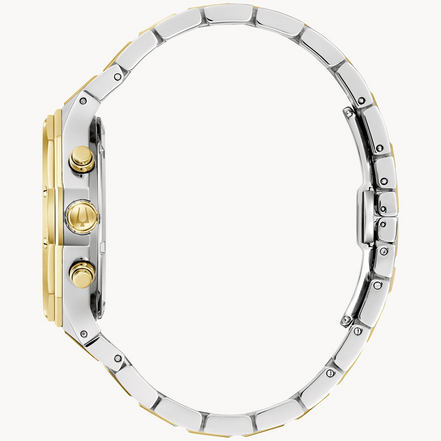Bulova Men's Classic Prestige Two-Tone IP Chronograph Bracelet Watch