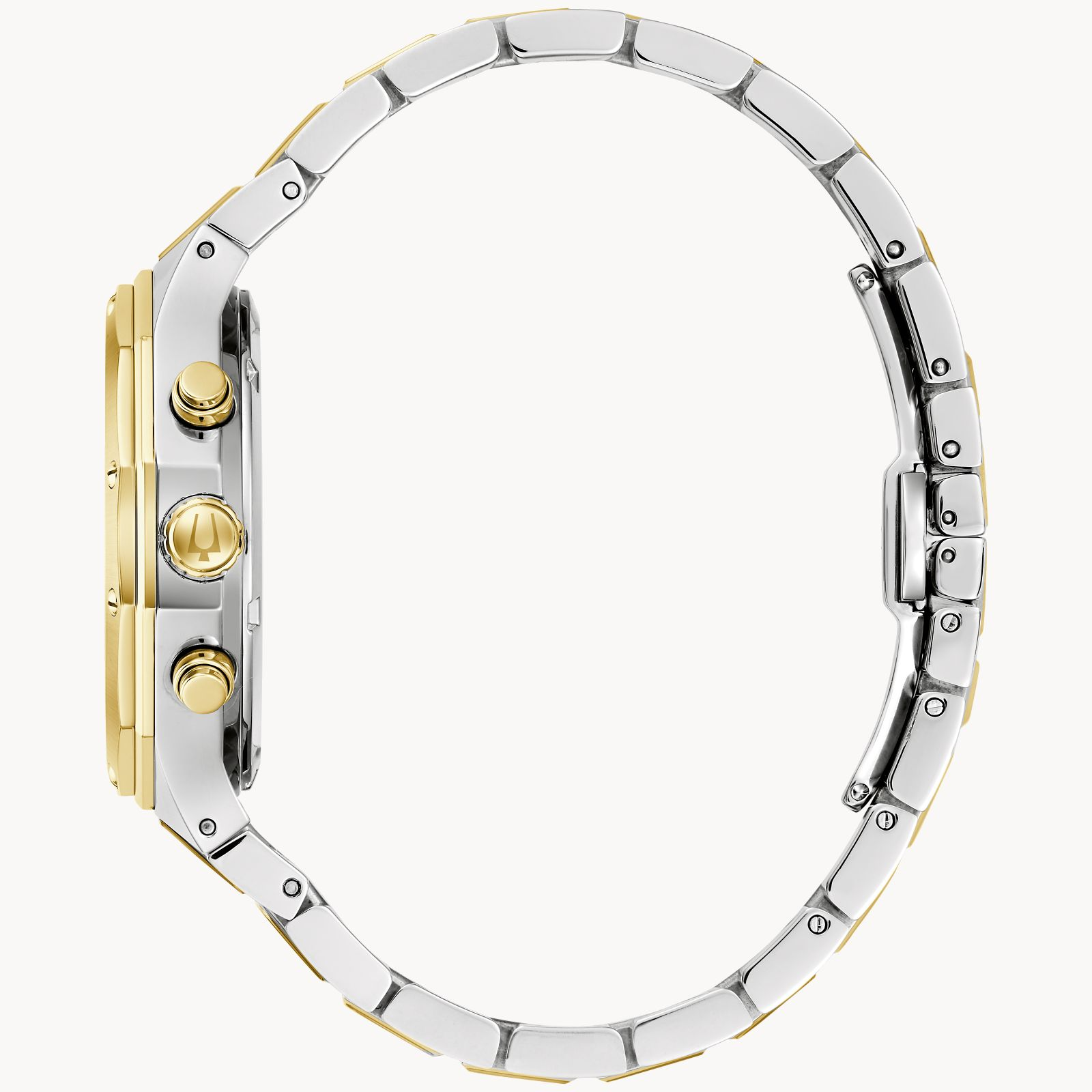 Bulova Men's Classic Prestige Two-Tone IP Chronograph Bracelet Watch