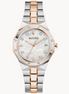 Bulova Ladies Classic Prestige Mother Of Pearl Dial With Diamond Accent Two-Tone IP Watch