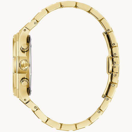Bulova Men's Classic Prestige Gold Tone IP Chronograph Bracelet Watch