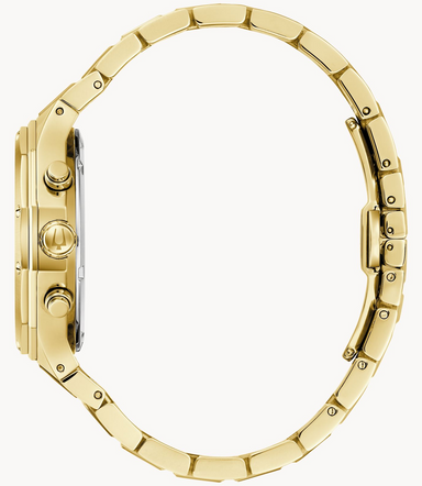 Bulova Men's Classic Prestige Gold Tone IP Chronograph Bracelet Watch