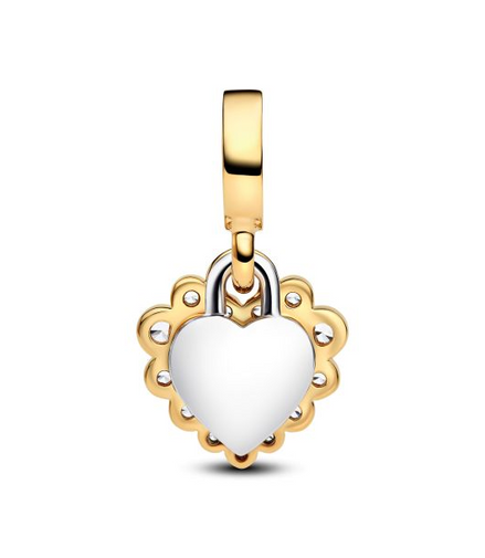 Pandora ME/Moments Sparkling Heart Double Dangle Charm