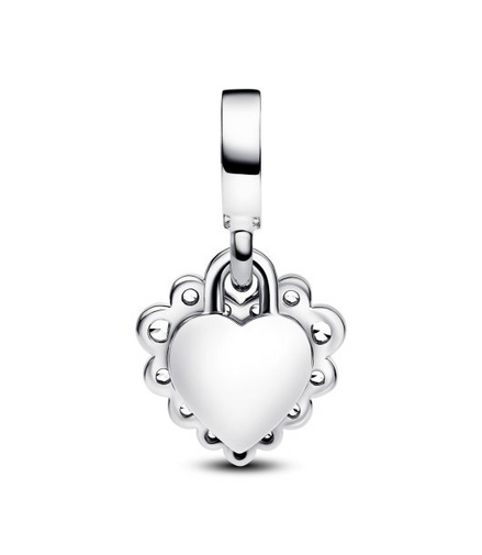 Pandora ME/Moments Sparkling Heart Double Dangle Charm