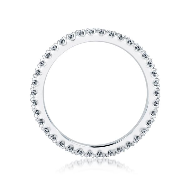 A.JAFFE 14K White Gold Diamond Eternity Band
