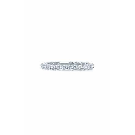 A.JAFFE 14K White Gold Wedding Band