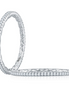A.JAFFE 14K White Gold Wedding Band