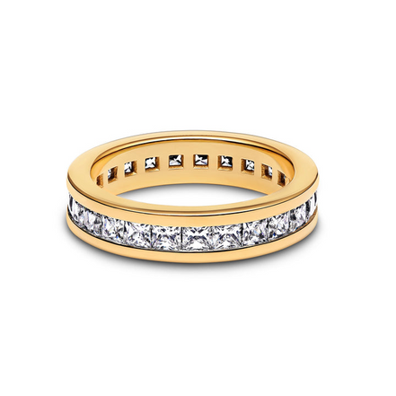 Pandora Timeless Eternity Channel Ring Size 6