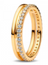 Pandora Timeless Double Band Ring Size 6