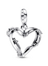 Pandora ME/Moments Wire Heart Medallion Charm
